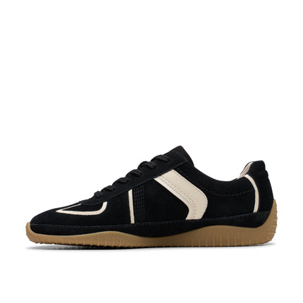 Clarks Meridor Lo Black Womens Trainers