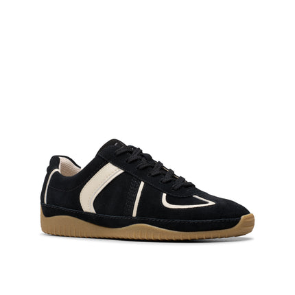 Clarks Meridor Lo Black Womens Trainers
