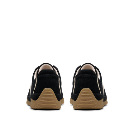 Clarks Meridor Lo Black Womens Trainers