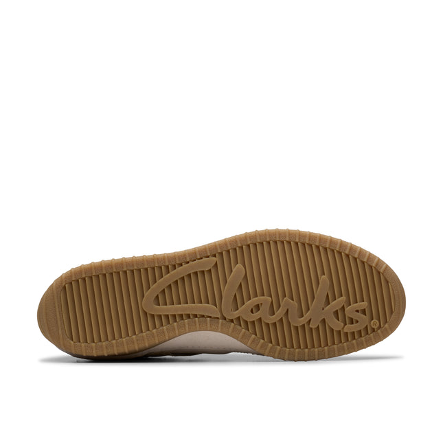 Clarks Meridor Lo Off White Womens Trainers