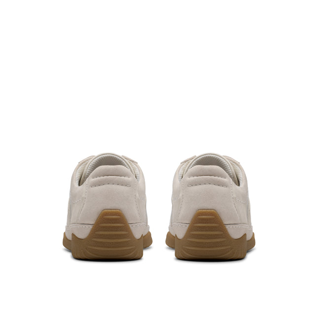 Clarks Meridor Lo Off White Womens Trainers