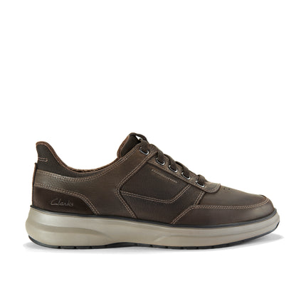 Clarks Mullan Easy Dark Brown Leather - Standard Width