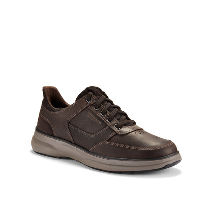 Clarks Mullan Easy Dark Brown Leather - Standard Width
