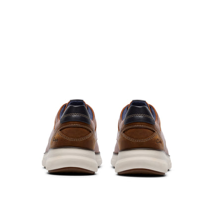 Clarks Mullan Moc Dark Tan Leather Casual