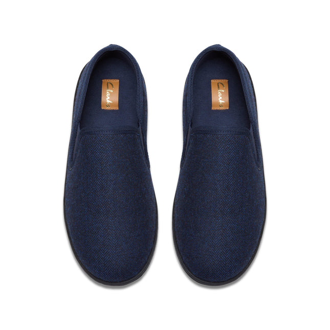 Clarks King Ease Navy Interest