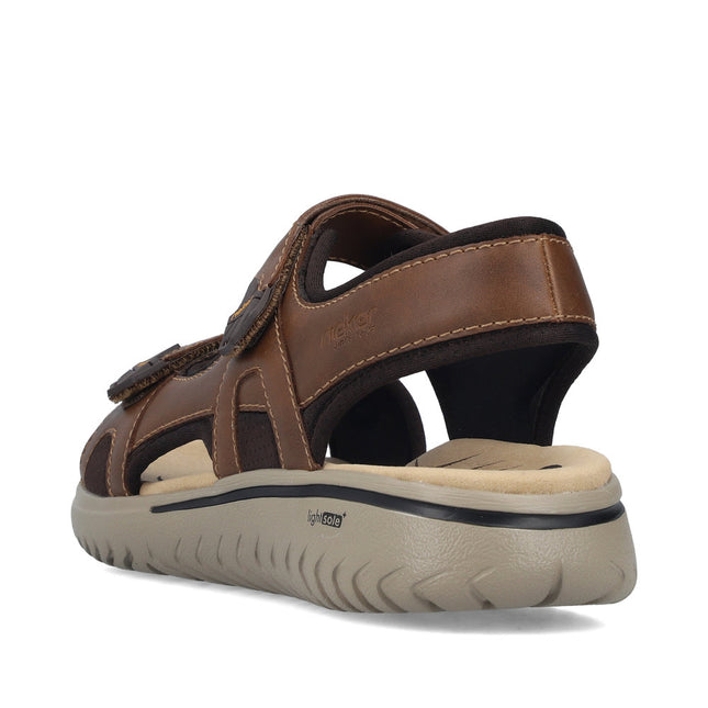 Rieker 26455-22 Brown Mens Sandals