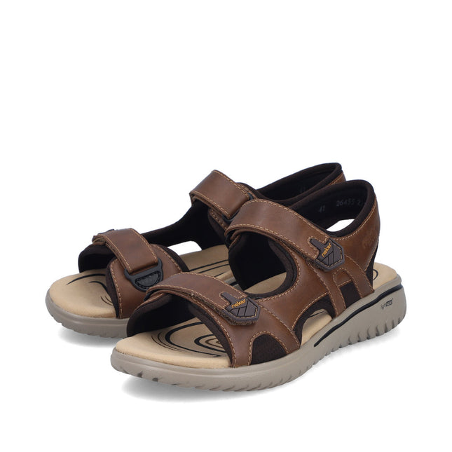 Rieker 26455-22 Brown Mens Sandals