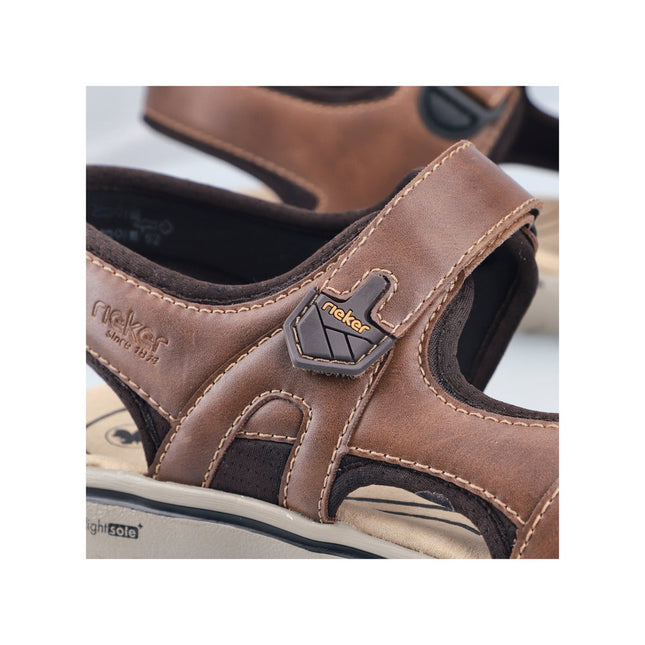 Rieker 26455-22 Brown Mens Sandals