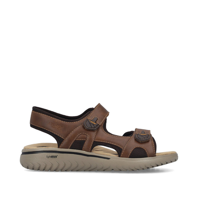 Rieker 26455-22 Brown Mens Sandals