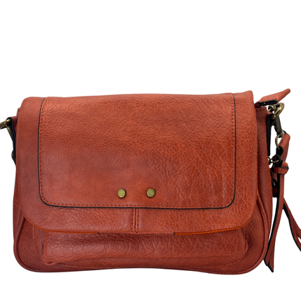 Concept Flap Crossbody Bag Rust Orange