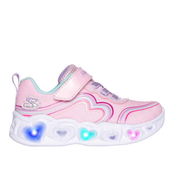 Skechers Heart Lights - Retro Hearts - Light Pink