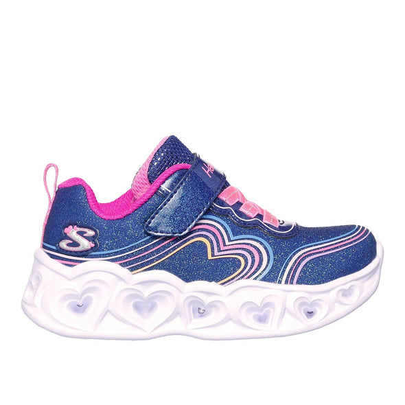 Skechers Heart Lights - Retro Hearts - Navy