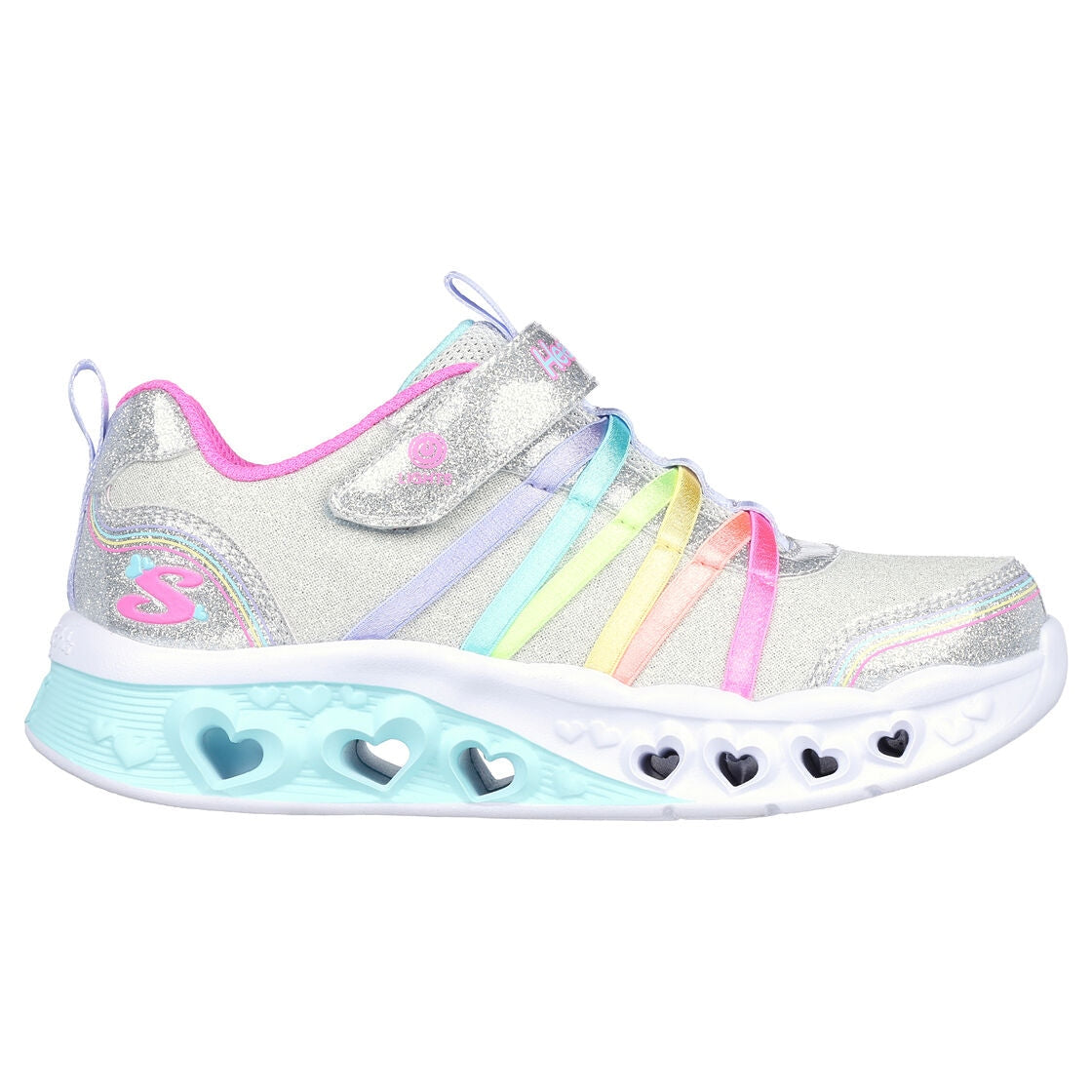 Skechers 303252L Flutter Heart Lights Rainbow SLMT Central Shoes Limerick Kilrush