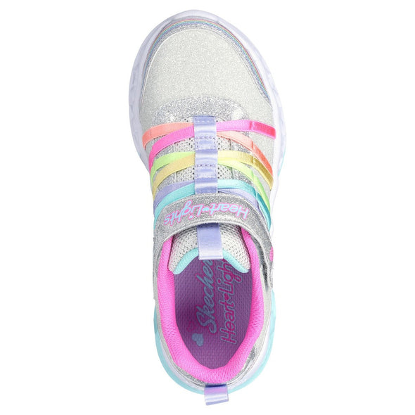 Skechers 303252L Flutter Heart Lights - Rainbow SLMT