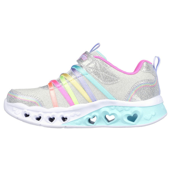 Skechers 303252L Flutter Heart Lights - Rainbow SLMT