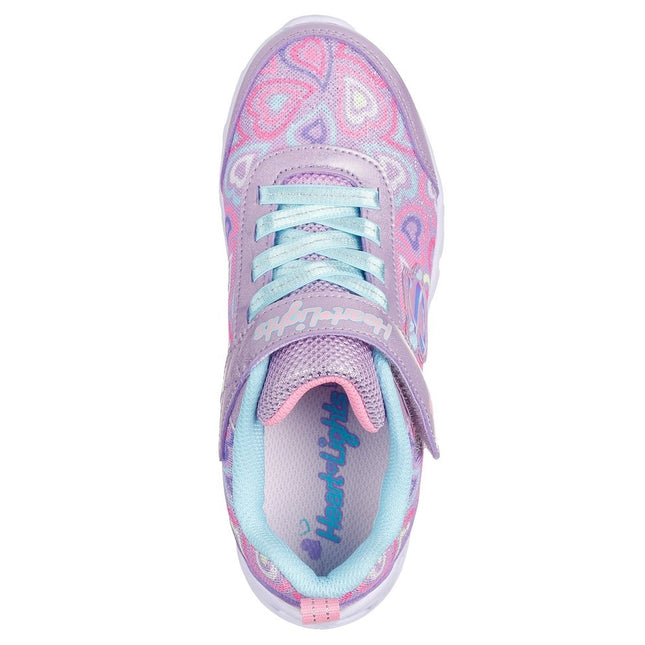 Skechers Heart Lights - Boogie Love Lavender 303257L