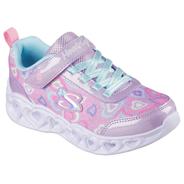 Skechers Heart Lights - Boogie Love Lavender 303257L