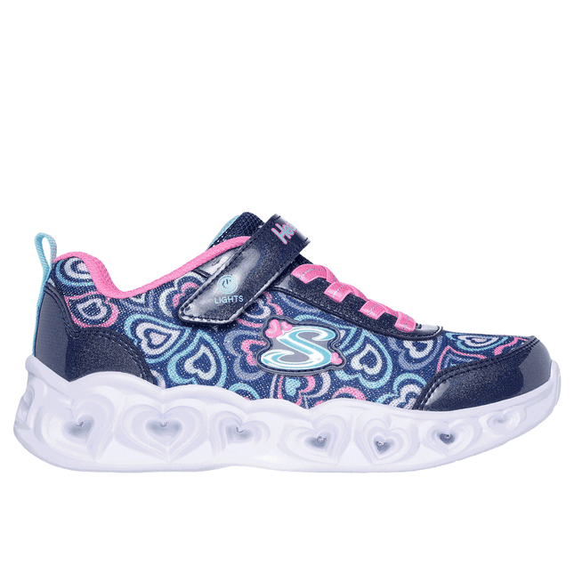 Skechers Heart Lights - Boogie Love Navy