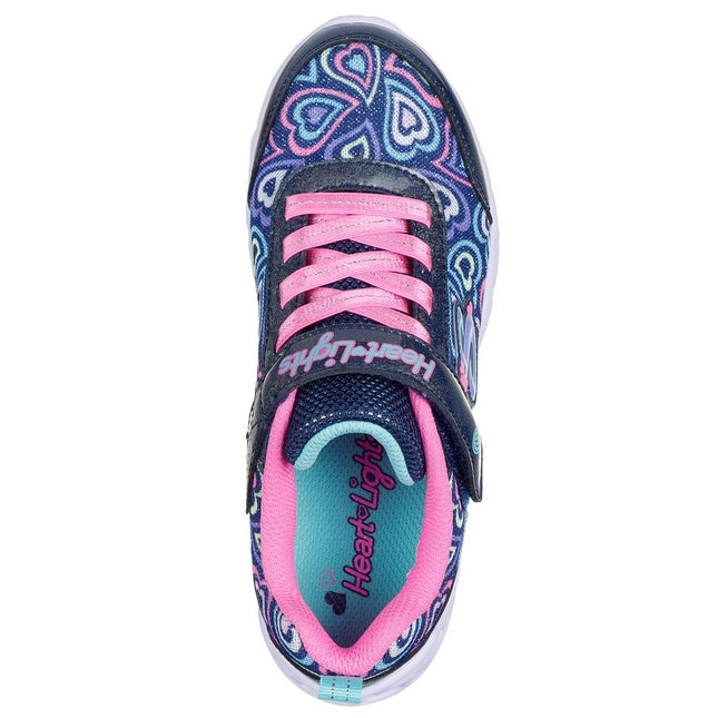Skechers Heart Lights - Boogie Love Navy