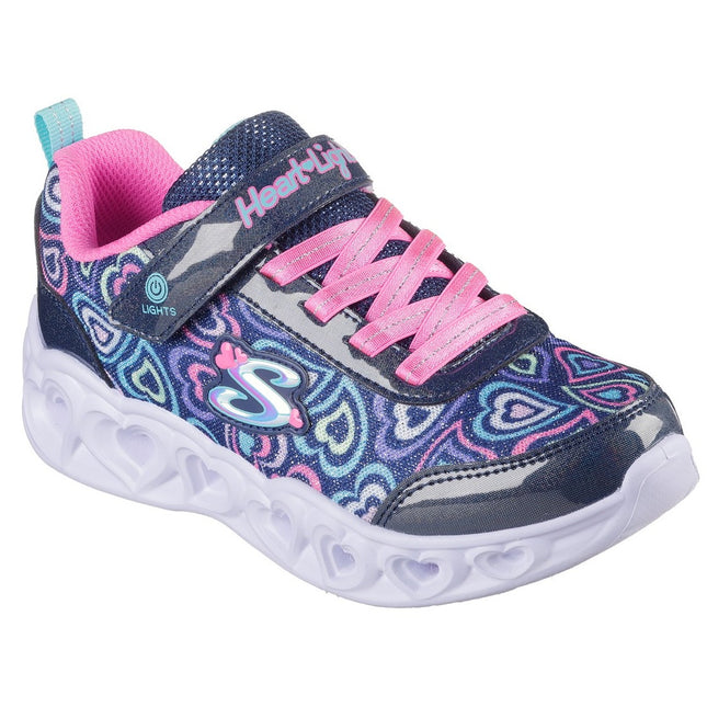 Skechers Heart Lights - Boogie Love Navy