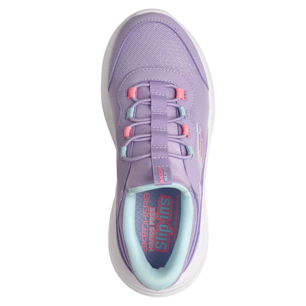 Skechers Bounder Pro 303690L Lavender Girls Slip-Ins Trainers