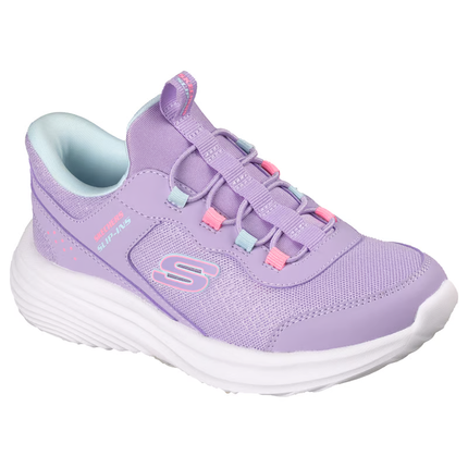 Skechers Bounder Pro 303690L Lavender Girls Slip-Ins Trainers