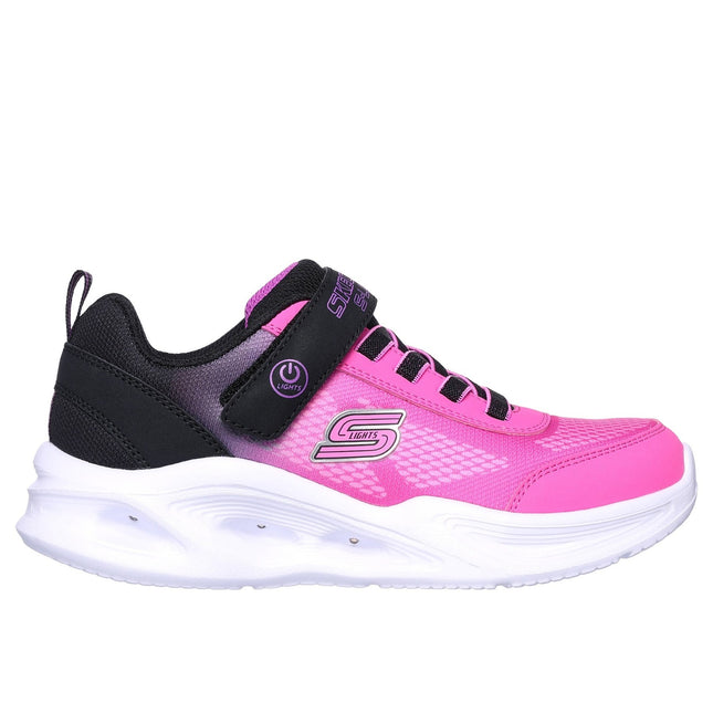 Skechers Sola Glow - Ombre Deluxe - Black / Hot Pink  303714L