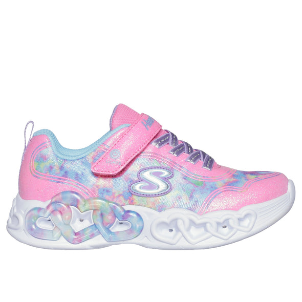 Skechers Infinite Heart Lights Color Lovin Pink / Multi