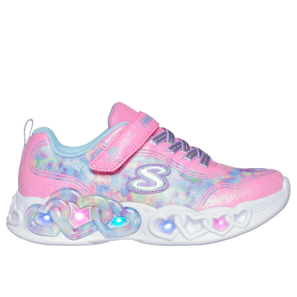 Skechers Infinite Heart Lights Color Lovin Pink / Multi