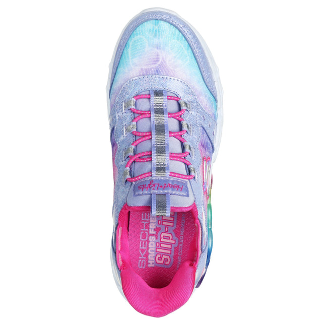 Skechers 303755L Infinite Heart Lights Eternal Shimmer Lavender / Multi