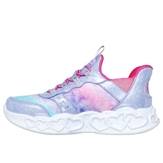 Skechers 303755L Infinite Heart Lights Eternal Shimmer Lavender / Multi