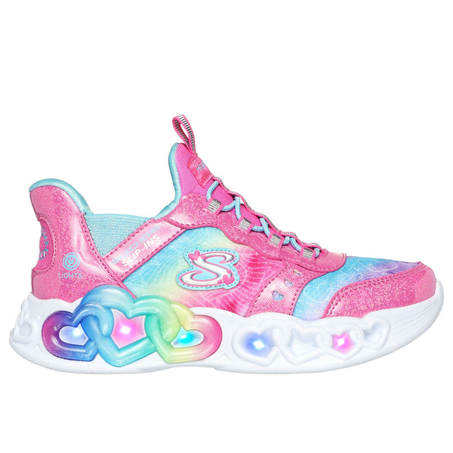 Skechers 303755L Infinite Heart Lights Eternal Shimmer Pink / Multi