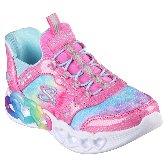 Skechers 303755L Infinite Heart Lights Eternal Shimmer Pink / Multi
