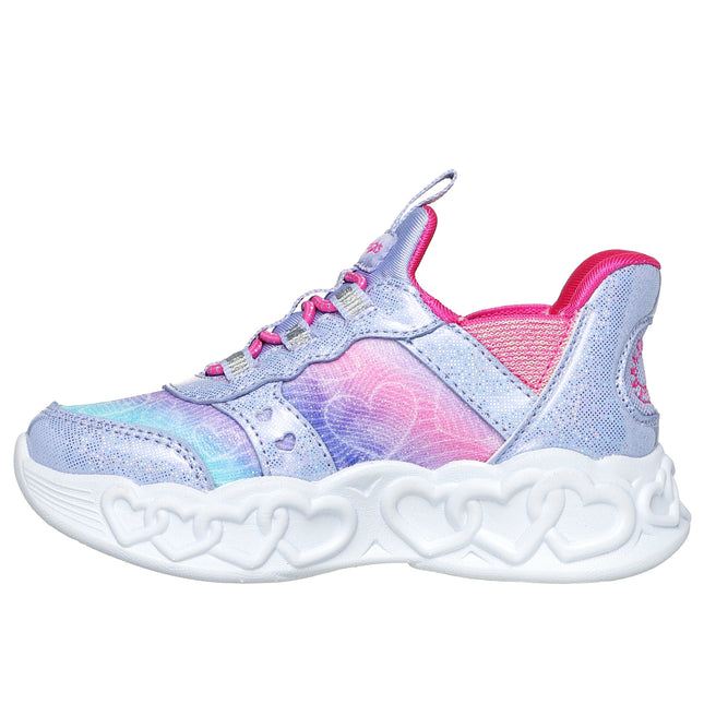Skechers 303755N Infinite Heart Lights Eternal Shimmer Lavender / Multi