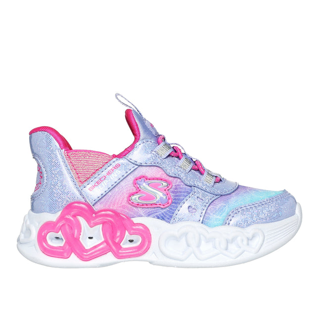 Skechers 303755N Infinite Heart Lights Eternal Shimmer Lavender / Multi