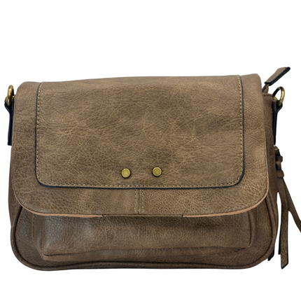 Concept Flap Crossbody Bag Taupe