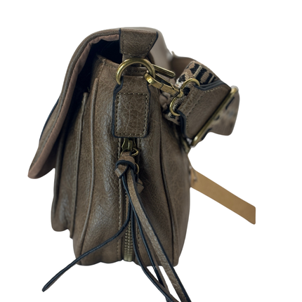 Concept Flap Crossbody Bag Taupe