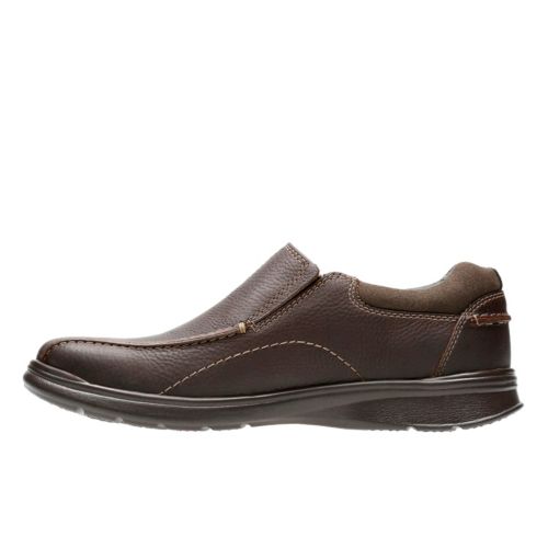Clarks Cotrell Step Brown Oily - Wide Width
