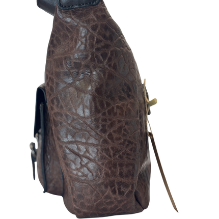 Concept Textured Bag with Strap Brown