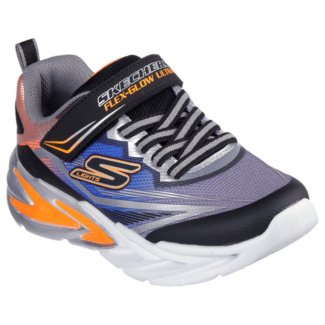 Skechers Flex - Glow Ultra Black Silver