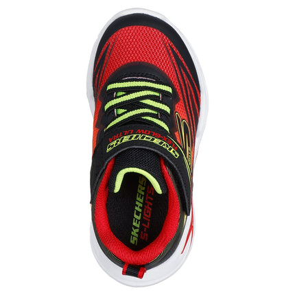 Skechers S-Lights: Flex-Glow Ultra Black Red