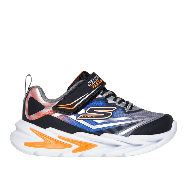 Skechers S-Lights: Flex-Glow Ultra Black Silver
