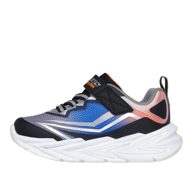 Skechers S-Lights: Flex-Glow Ultra Black Silver