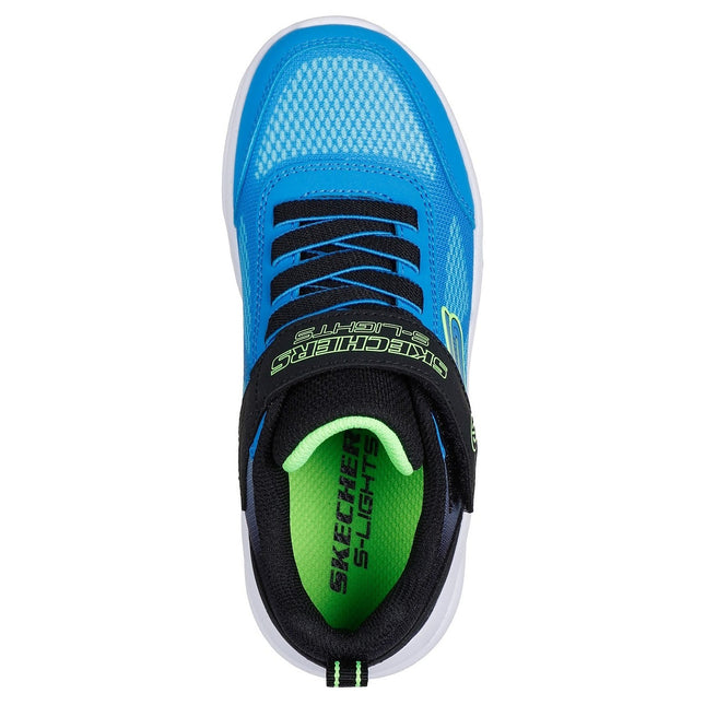 Skechers Meteor-Lights-Krendo - Black / Blue  401495L