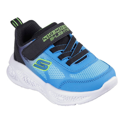 Skechers Meteor-Lights-Krendo - Black / Blue  401495N