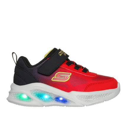 Skechers Meteor-Lights-Krendo - Black / Red  401495N