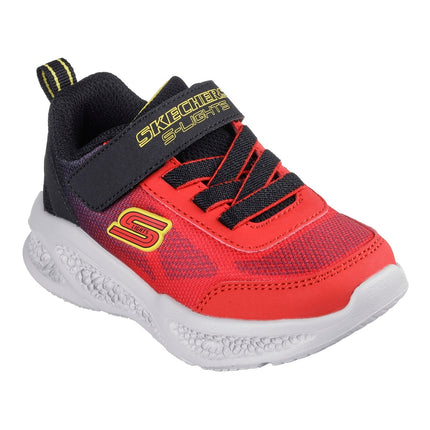 Skechers Meteor-Lights-Krendo - Black / Red  401495N