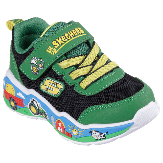 Skechers 407065N - Play Scene Barn-Squad Buddies GNBK
