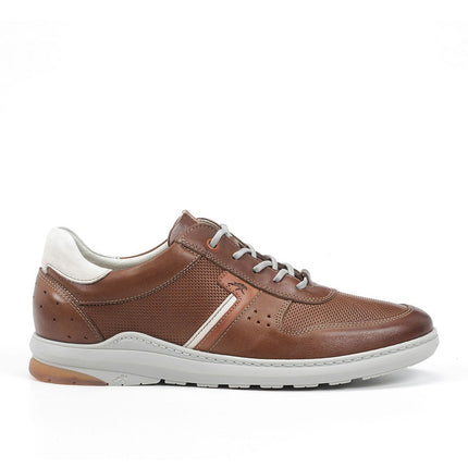 Fluchos Jack F1162 Marrón Claro Men’s Leather Casual Shoes – Lightweight Comfort, Flexible Sole, Premium Everyday Style (Light Brown)