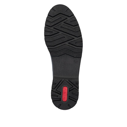 Rieker 45553-00  Black Ladies Casual Loafer Shoes